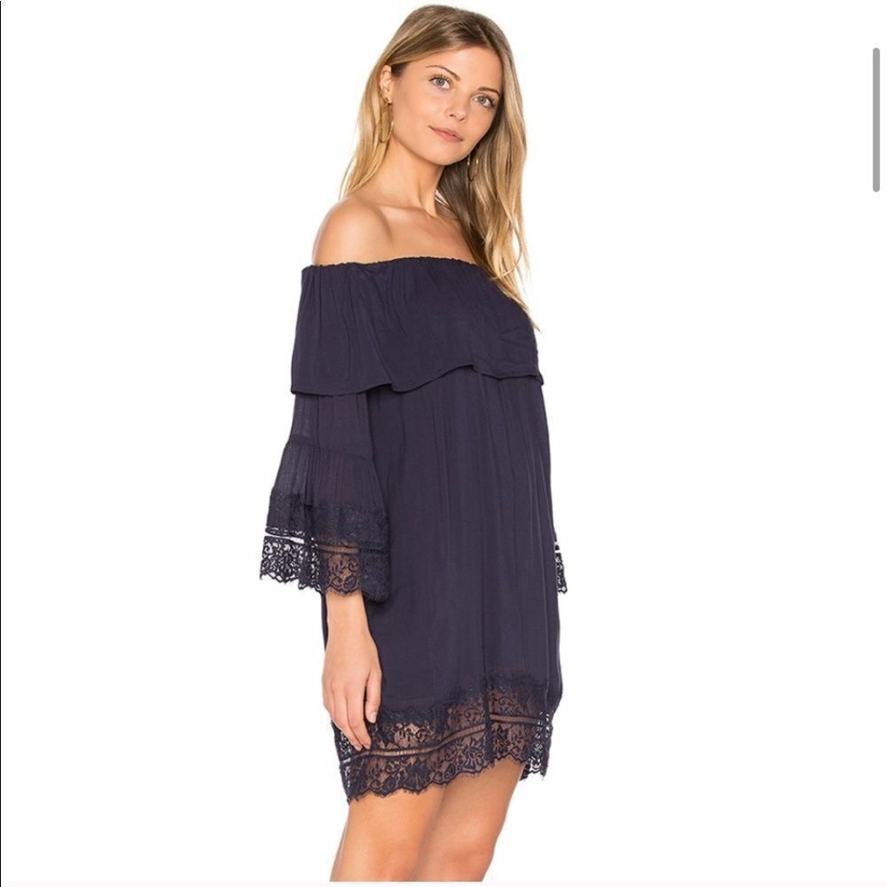 Suboo Midnight Oasis Off Shoulder Dress Nwt — image 4 of 5